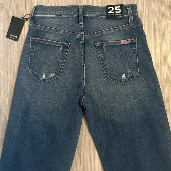 Joe's Jeans Women's Straight Leg Blue Denim: Distressed Belenos NWT - Picture 6 of 7